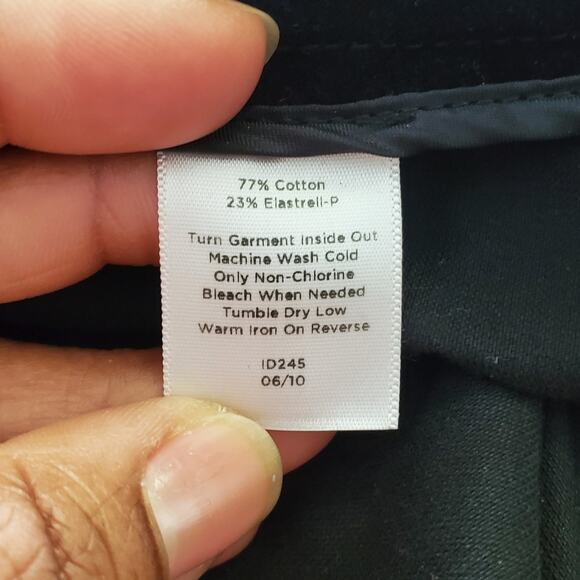 Talbots Woman Straight Classic Side Zip Velvet Pants Size 14W - Picture 10 of 10